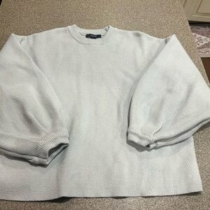 Forever 21 Women’s Light blue Crewneck Sweater